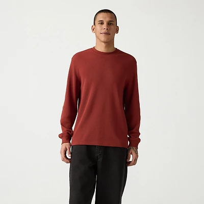 Levi's® Mens Crew Neck Long Sleeve Regular Fit Thermal Top