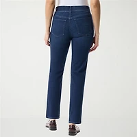 Gloria Vanderbilt Shape Effect Womens High Rise Straight Leg Jean