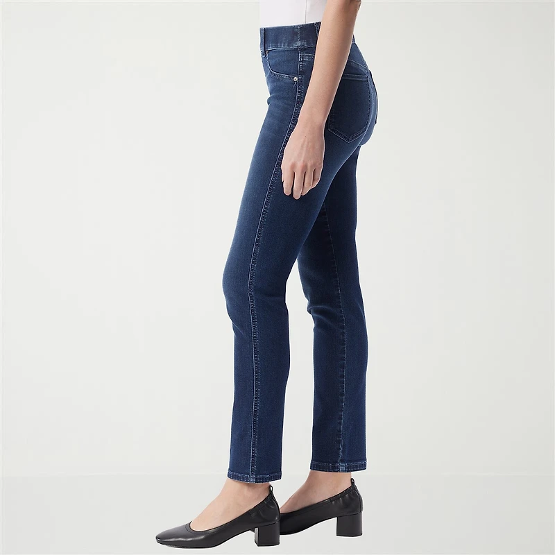 Gloria Vanderbilt Shape Effect Womens High Rise Straight Leg Jean