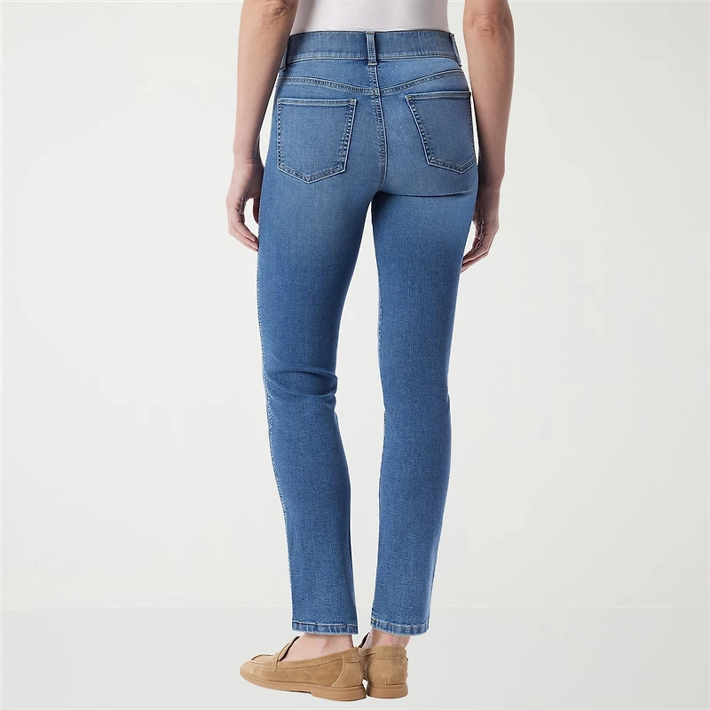 Gloria Vanderbilt Shape Effect Womens High Rise Straight Leg Jean