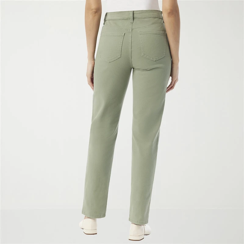 Gloria Vanderbilt Amanda Womens High Rise Stretch Fabric Tapered Leg Jean