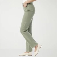 Gloria Vanderbilt Amanda Womens High Rise Stretch Fabric Tapered Leg Jean
