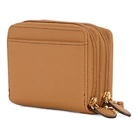 Liz Claiborne Double Womens Zip Around Wallet