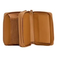 Liz Claiborne Double Womens Zip Around Wallet