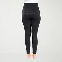 Muk Luks Womens Plus Full Length Leggings