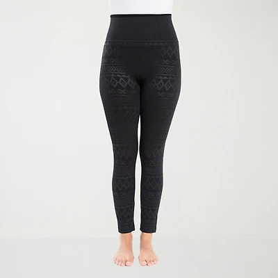 Muk Luks Womens Plus Full Length Leggings