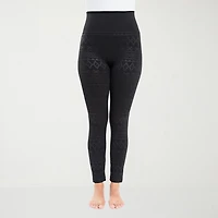 Muk Luks Womens Plus Full Length Leggings