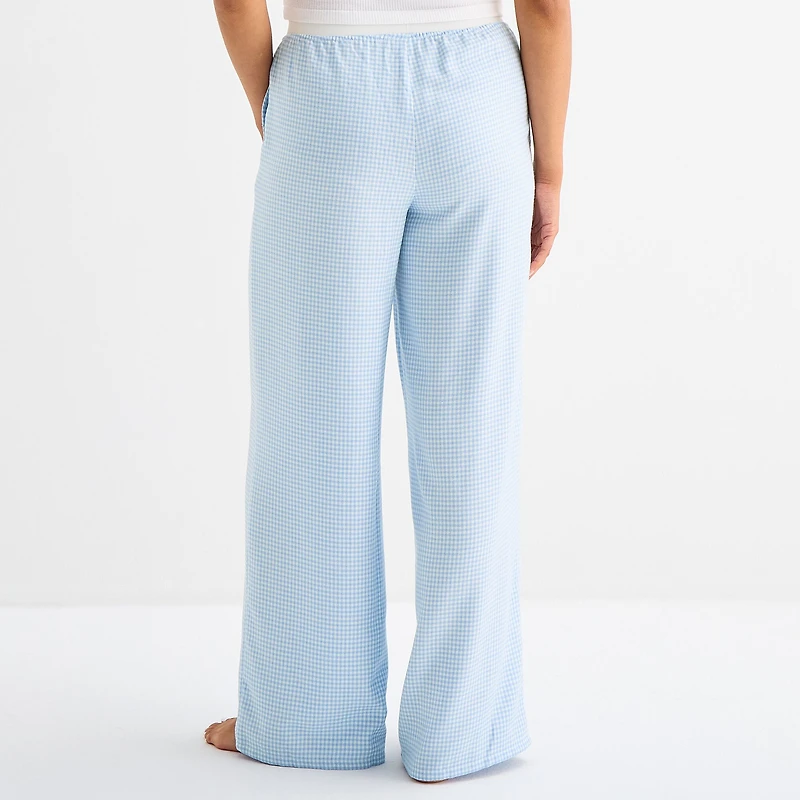 Arizona Womens Juniors Flannel Pajama Pants