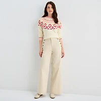 St. John's Bay Womens Tall High Rise Wide Leg Jean