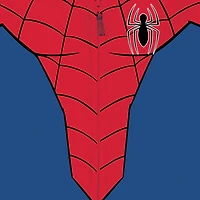 Disney Collection Little & Big Kid Boys Long Sleeve Embroidered Marvel Spiderman Fleece Zipper Hoodie