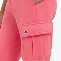 Champion Big Kid Girls Mid Rise Cuffed Active Fleece Cargo Pant