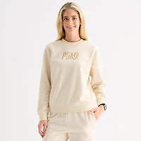 PUMA Womens Crew Neck Long Sleeve Sweatshirt