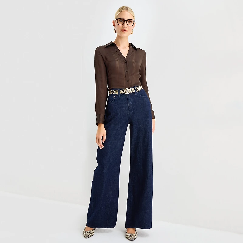 Worthington Womens Cuffed Long Sleeve Regular Fit Button-Down Shirt