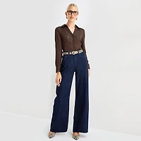 Worthington Womens Cuffed Long Sleeve Regular Fit Button-Down Shirt