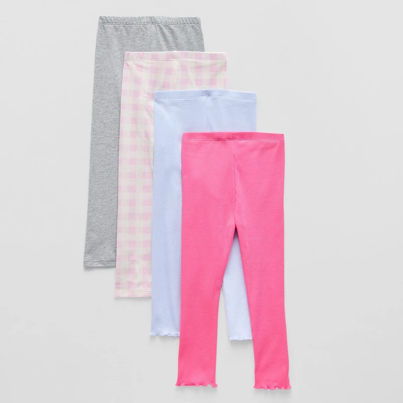 Okie Dokie Toddler Girls 4-pc. Full Length Leggings