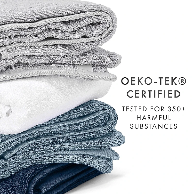 Essential 4-Piece 100% Cotton Ultra Soft Bath Towel Set