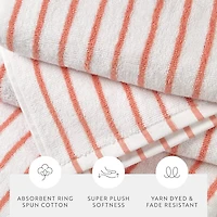 Casual Comfort Cabana Stripe 2 Pack Beach Towel