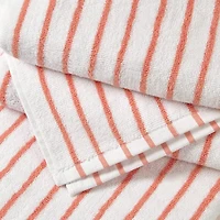 Casual Comfort 4-Pack Cabana Stripe Beach Pool Towels - 100% Absorbent Cotton, 35 X 65