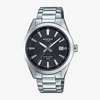 Casio Ediface Mens Silver Tone Stainless Steel Bracelet Watch Efv160d-1av