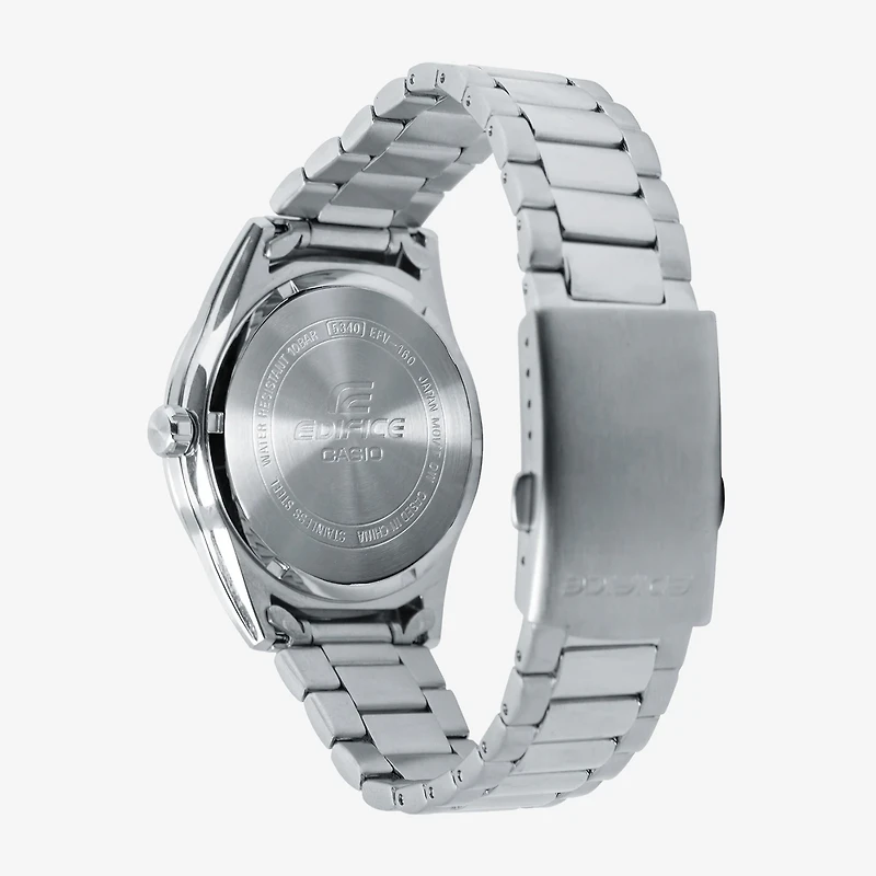 Casio Ediface Mens Silver Tone Stainless Steel Bracelet Watch Efv160d-2av
