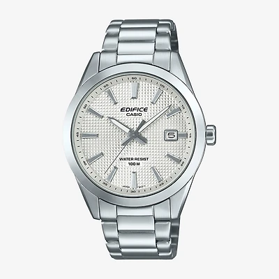 Casio Ediface Mens Silver Tone Stainless Steel Bracelet Watch Efv160d-7av