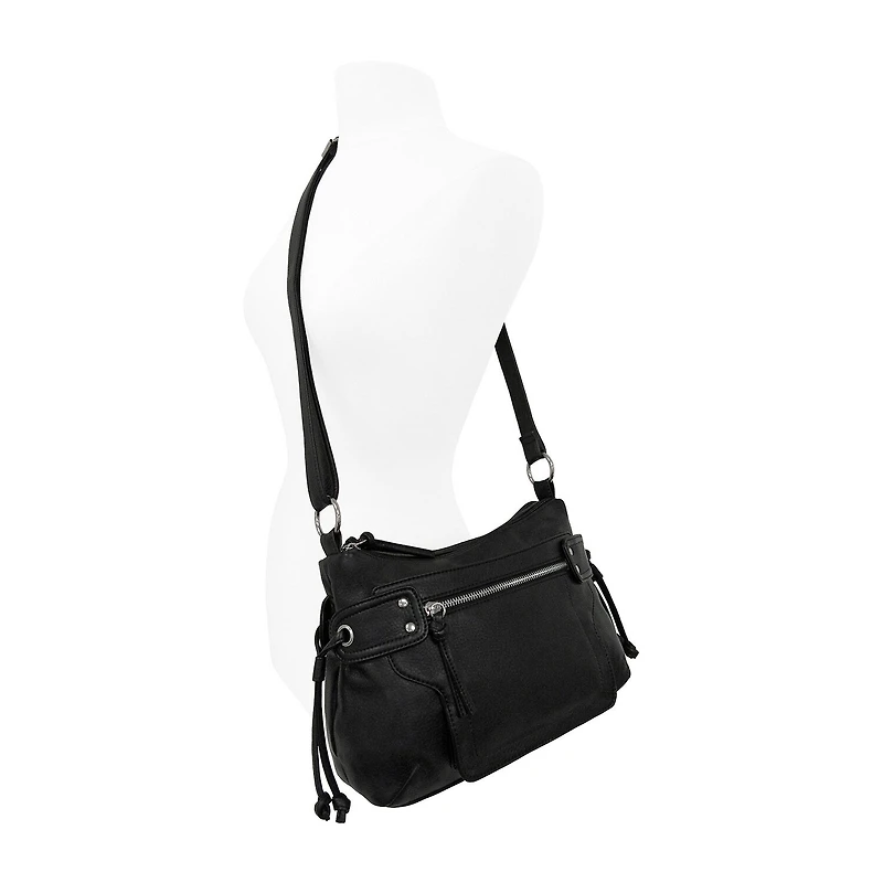 Bueno of California Grainy Wash Crossbody Bag