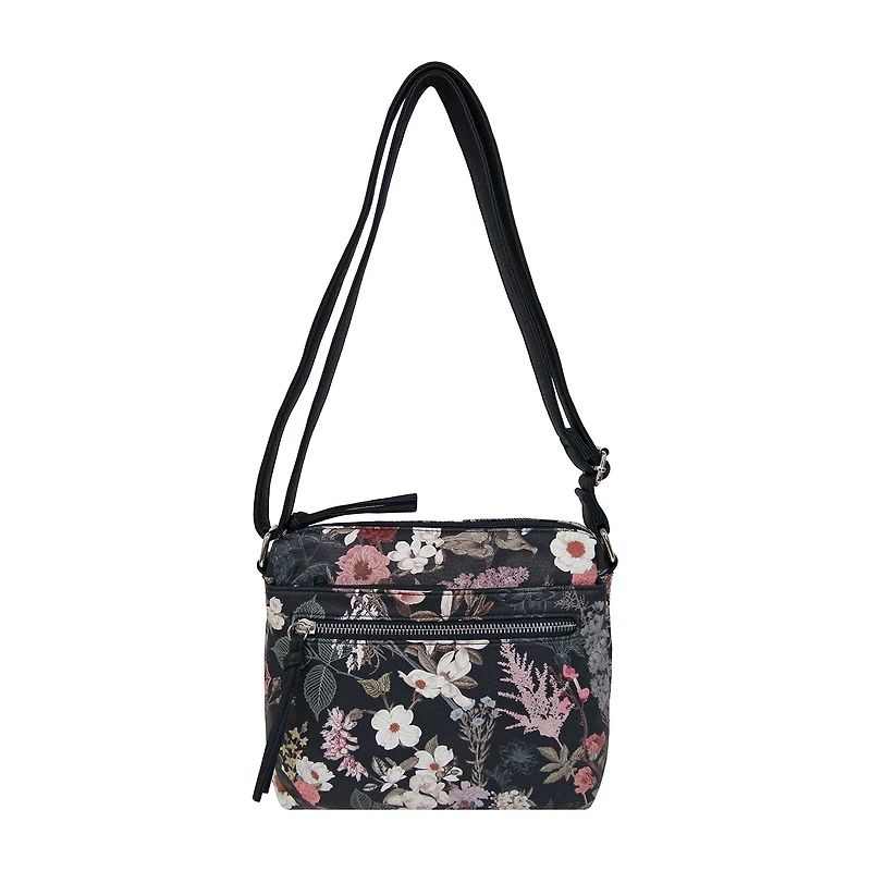 Bueno of California Floral Mini Crossbody Bag