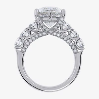 Signature By Modern Bride (G, Vs2-Si1) Womens 7 1/2 Ct. T.W. Lab Grown White Diamond 14K Gold Pear Side Stone Engagement Ring