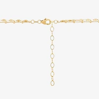 Gold Addiction Womens 10K Gold 18 Inch Chain Necklace