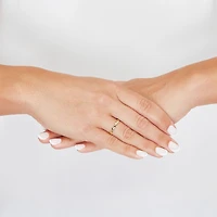 Gold Addiction Womens 3.5MM 10K Star Band