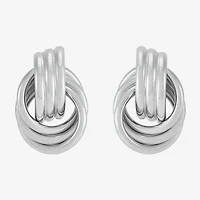 Silver Addiction Sterling Silver 14mm Stud Earrings