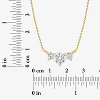 (G-H / Si2-I1) Womens 2 CT. T.W. Lab Grown White Diamond Sterling Silver 16 Inch Pendant Necklace