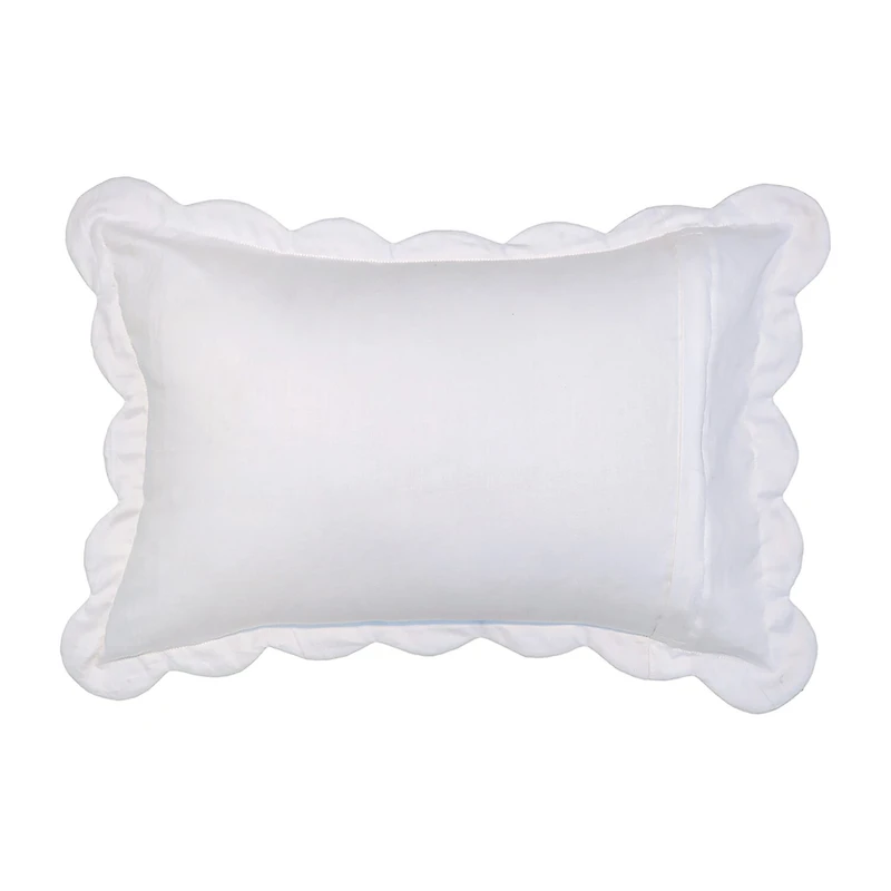 Vibhsa Vibhsa Christmas Ballerina Embroidered Pillow – 14"X20" Rectangular Throw Pillow