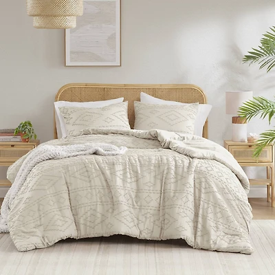 510 Design Gigi Geometric Tufted Lightweight Easy Care Comforter Set