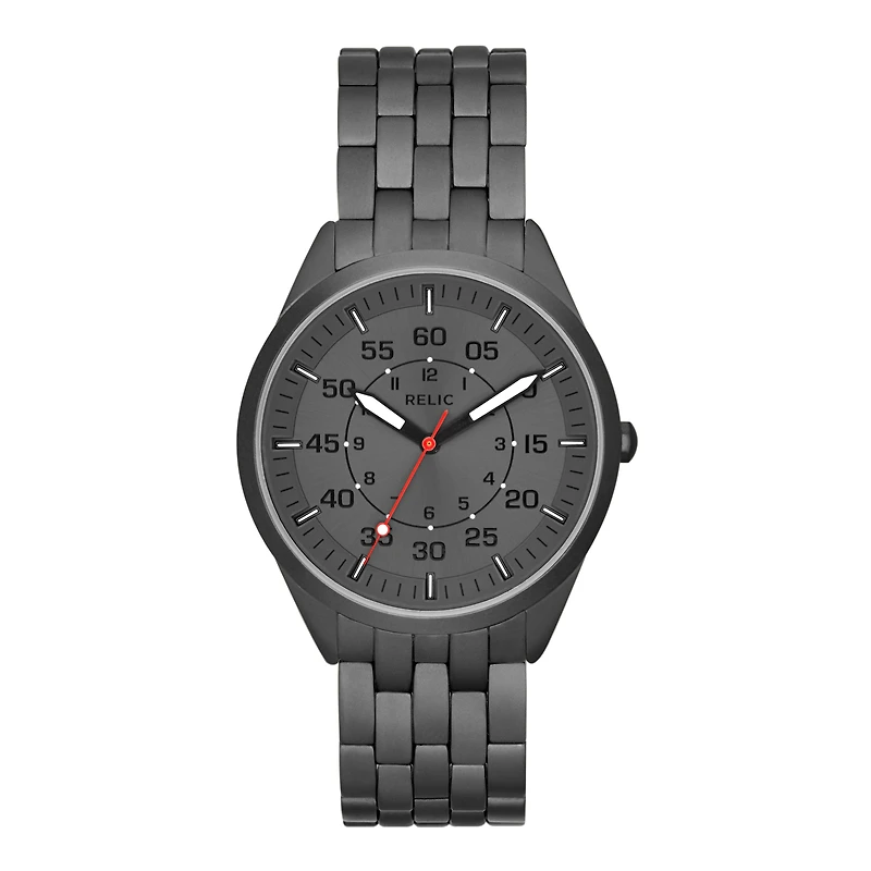Relic® Clayton Mens Military Gray Watch ZR12133