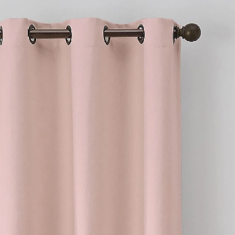 Eclipse Gabriella Grommet Top Energy Saving 100% Blackout Single Curtain Panel