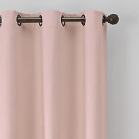 Eclipse Gabriella Grommet Top Energy Saving 100% Blackout Single Curtain Panel