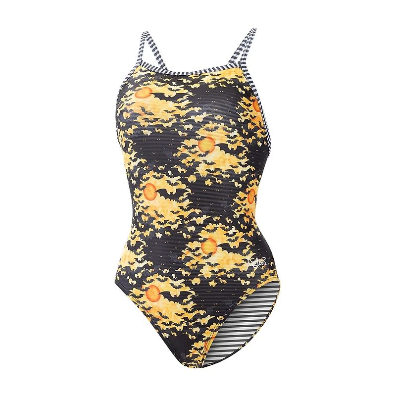 Dolfin Womens Juniors Plus Full Coverage One Piece Swimsuit