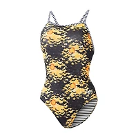 Dolfin Womens Juniors Plus Full Coverage One Piece Swimsuit