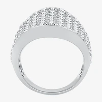 (G / Si1-Si2) Womens 4 CT. T.W. Lab Grown White Diamond 14K Gold Cocktail Ring
