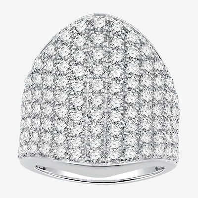 (G / Si1-Si2) Womens 4 CT. T.W. Lab Grown White Diamond 14K Gold Cocktail Ring