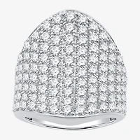 (G / Si1-Si2) Womens 4 CT. T.W. Lab Grown White Diamond 14K Gold Cocktail Ring