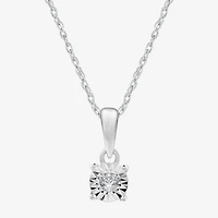 Womens 1/ CT. T.W. Lab Grown White Diamond Sterling Silver Round -pc. Jewelry Set