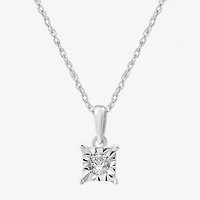 Womens 1/10 CT. T.W. Lab Grown White Diamond Sterling Silver 2-pc. Jewelry Set