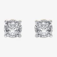 Ever Star (G / SI1-SI2) 1/3 CT.T.W. Lab-Grown Diamond 14K over SIlver or Sterling Round Stud Earrings