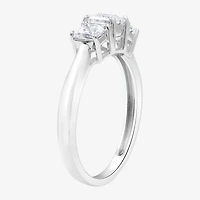 Love Lives Forever (G / Si1-Si2) Womens 1 CT. T.W. Lab Grown White Diamond 10K Gold 3-Stone Engagement Ring