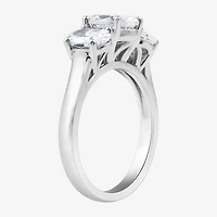 Love Lives Forever (G / Si1-Si2) Womens 2 CT. T.W. Lab Grown White Diamond 10K Gold Oval 3-Stone Engagement Ring