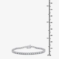 Womens 2 CT. T.W. Lab Grown Diamond Sterling Silver 7.5 Inch Tennis Bracelet