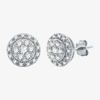 Womens 1 CT. T.W. Lab Grown White Diamond 2-pc. Pendant Necklace Set