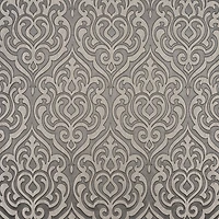 Queen Street Blythe Silver Rod Pocket Waterfall Valance